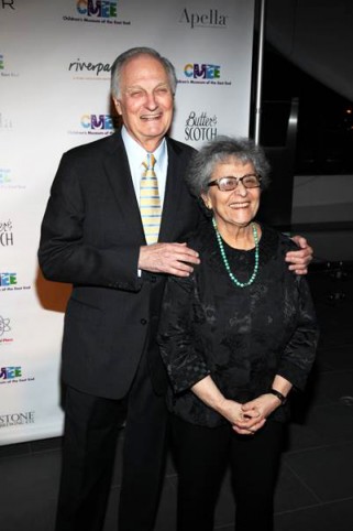 Alan and Arlene Alda arrive at CMEE in the City