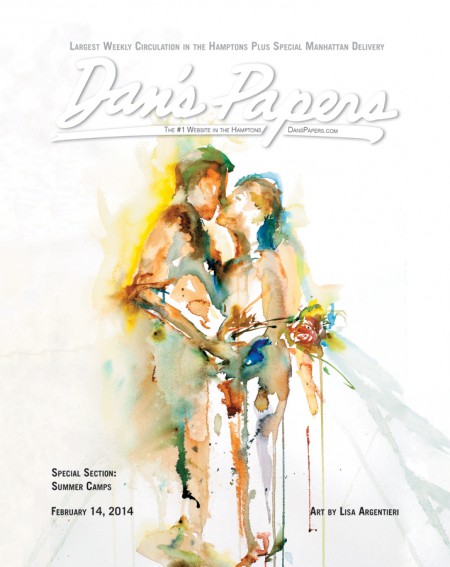 The Kiss, Dan's Papers cover by Lisa Argentieri