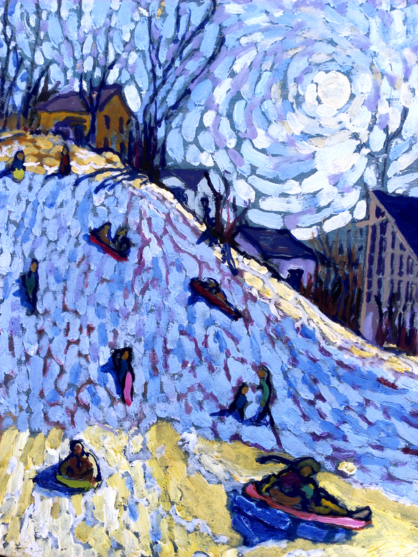 "Snowy Day" by Dan's Papers cover artist Randolph Smith