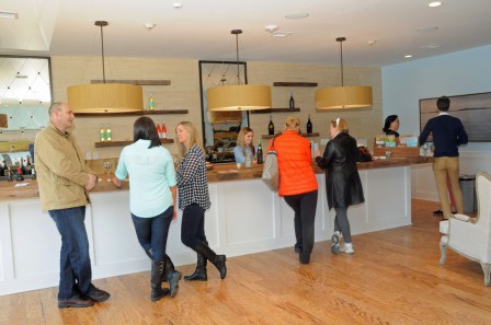 Inside Lieb Cellar's new tasting room in East Hampton.