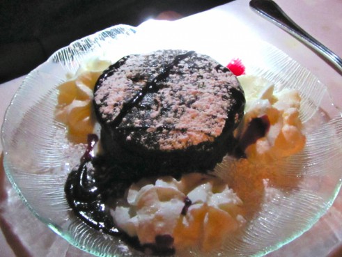 A wonderful Il Capuccino dessert. Photo credit: Stacy Dermont