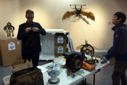 Art Donovan sets up in Seoul