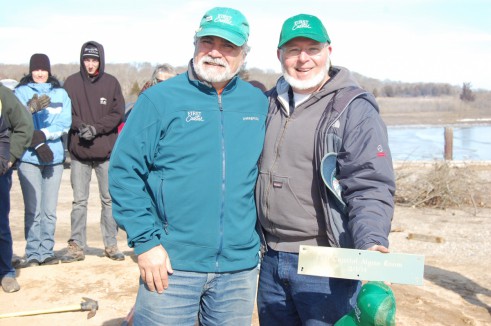 Aram Terchunian of First Coastal with Josh Belury.Aram Terchunian of First Coastal with Josh Belury.