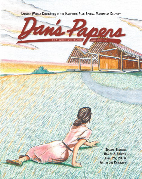 Dan's Papers cover art featuring Joe Chierchio's version of "Christina's World" by Andrew Wyeth FULL