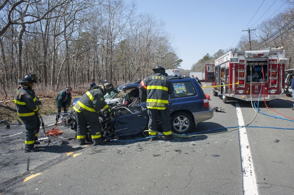 April 16 crash on Route 114 in East Hampton.