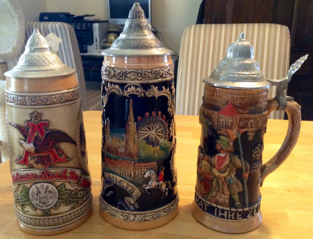 beer steins