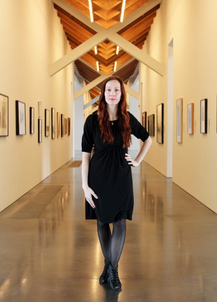 Curator Andrea Grover at the Parrish Art Museum