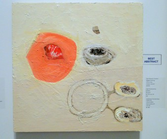 Best Abstract: Julie Small, "Untitled," oil