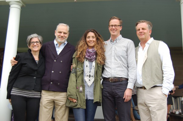 Senior marketing manager Donnell Brown, partner and winemaker Roman Roth, co-owner Joey Wölffer, general manager Max Rohn and co-owner Marc Wölffer.<br>Photo credit: Brendan J. O'Reilly