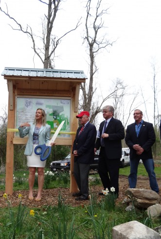 Southampton Town Councilwoman Bridget Fleming, NYS Senator Kenneth P. LaValle, NYS Assemblyman Fred W. Thiele Jr. and Southampton Town Councilman Brad Bender.