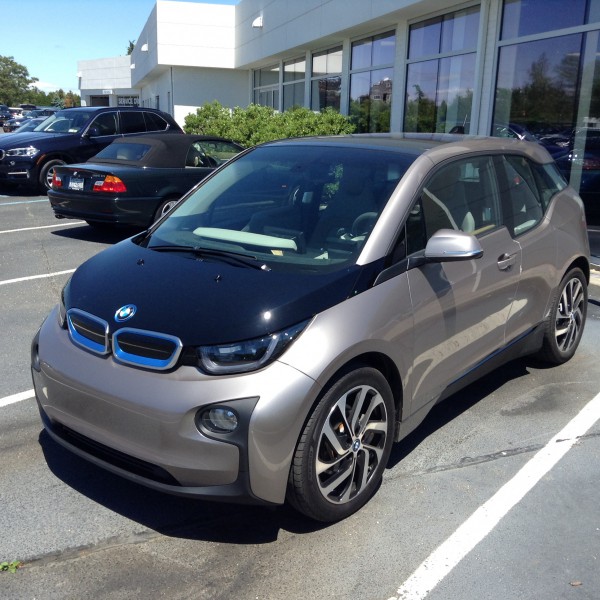 A BMW i3 preproduction model.