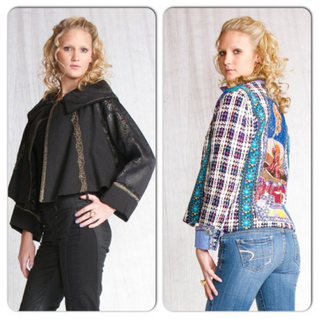 Boxy jackets by Amy Zerner