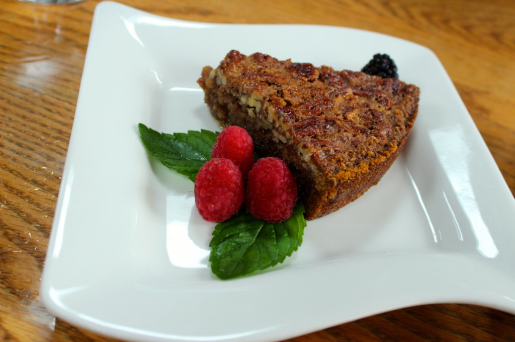 Pecan pie  The Driver's Seat Restaurant in Southampton Village. 