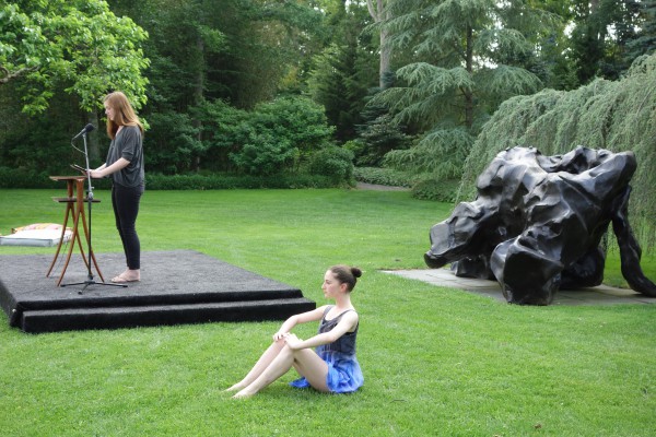 Emma Engel (foreground) and Elizabeth Burdge Performance Arts, Interpretative Dance and Original Choreography, A Rock, A River, A Tree- Ross School HS