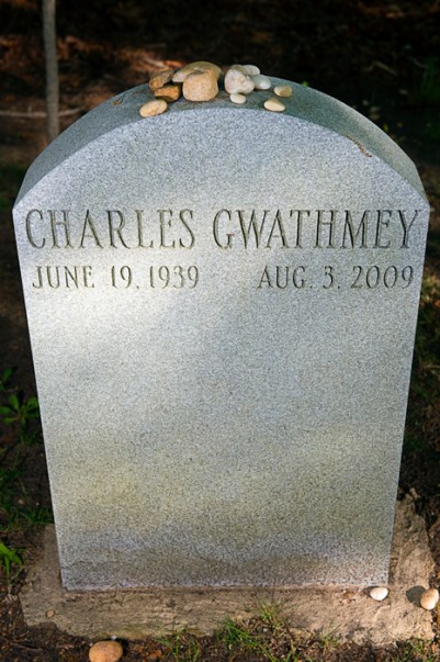 Charles Gwathmey's grave in Green River Cemetery