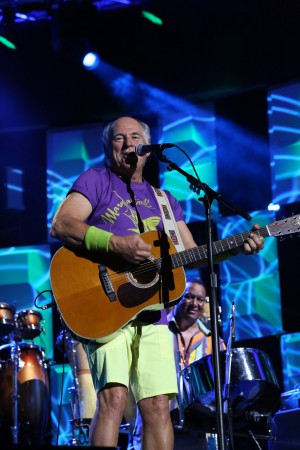 Jimmy Buffet on "The Tonight Show."