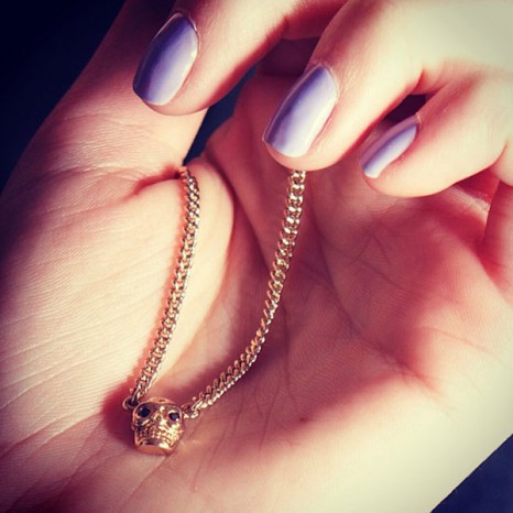 Crystal Skull Necklace by Amy Zerner