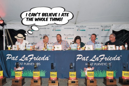 Dan at the GrillHampton judges' table