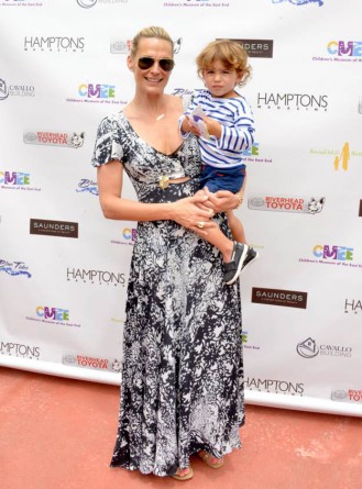 Molly Sims and her son Brooks