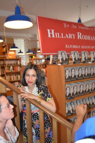 Hillary Clinton aide Huma Abedin at BookHampton