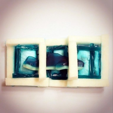 Damien Hirst-inspired food art by Harley Langberg