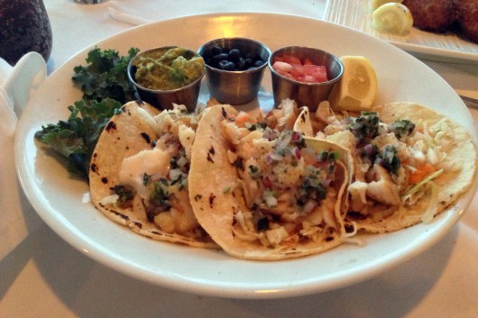 Fish tacos at Hampton Lady