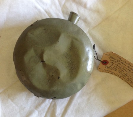 Confederate army canteen, circa1861-1865 on Southampton Historical Museum's Tumblr
