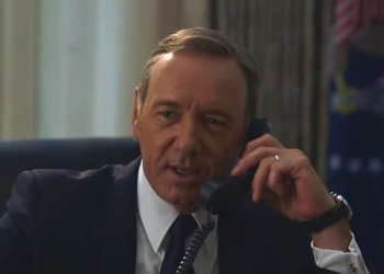 kevin spacey as frank underwood calls hillary clinton