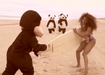 Pushmethod's music video in Montauk with Kay C Clement