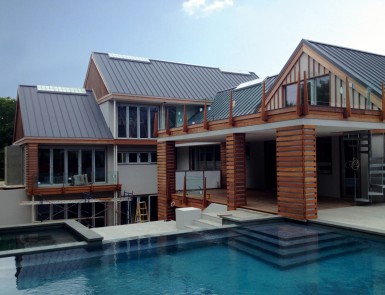 View of the pool. sagaponack