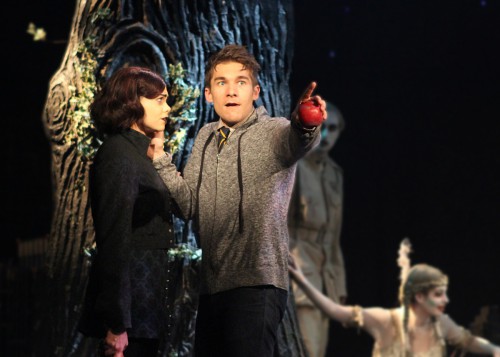 Jen Fogarty as Wednesday and Bryan Welnicki as Lucas Beineke.