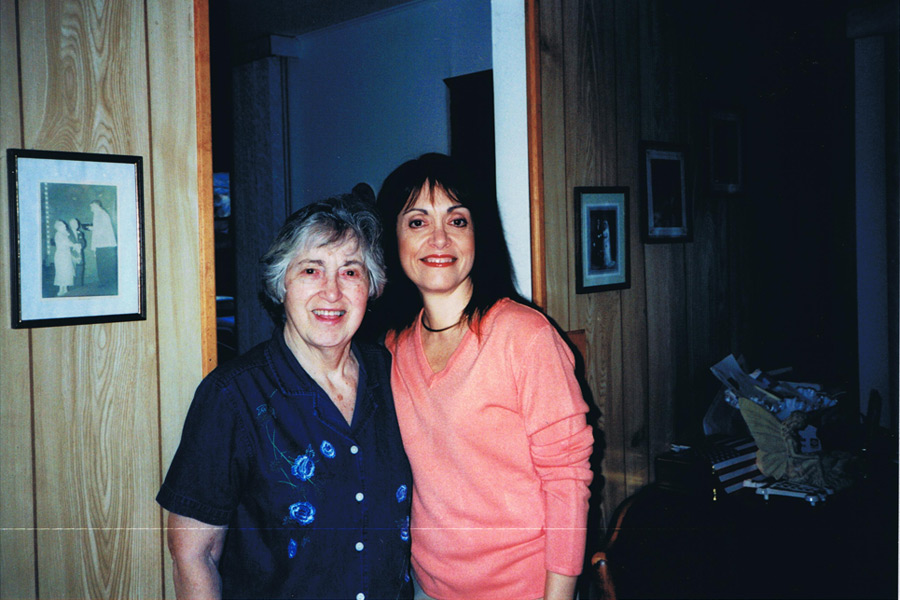Barbara Anne Kirshner and her mother