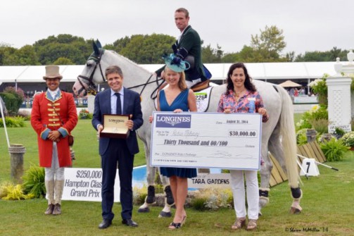 Richard Moloney Recieves Longines Award