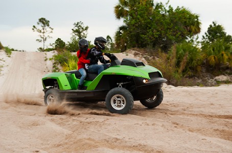 Quadski XL on land