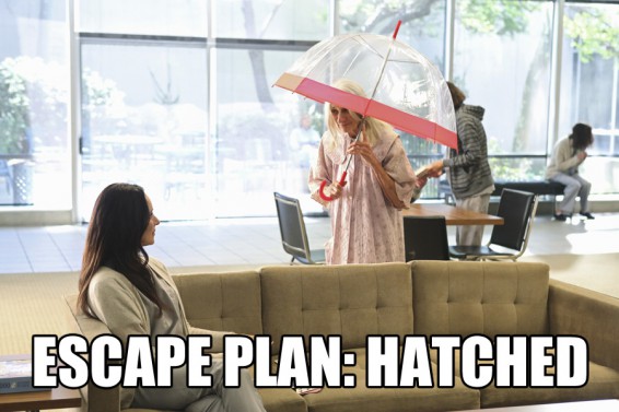 Revenge Season 4 Episode 1 - Umbrella Meme