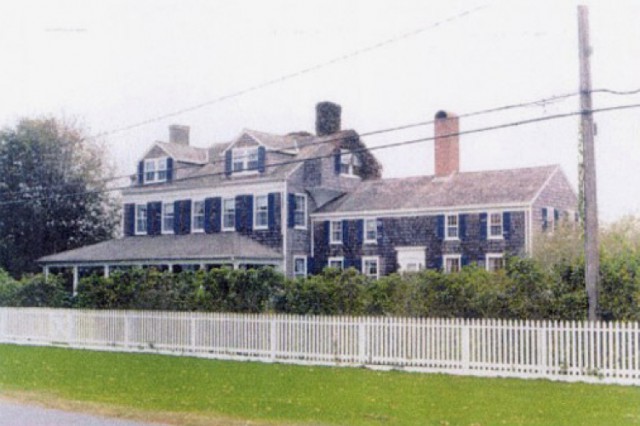 The Pierson house in Sagaponack was destroyed by fire Monday.