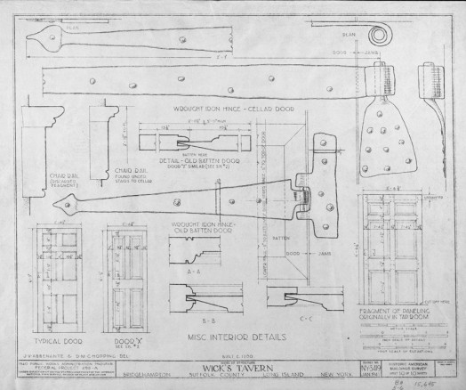 Wicks Tavern blueprint