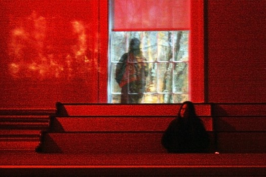 Know your camera—what appears to be a ghost at a historic local church investigation is actually the result of a long exposure