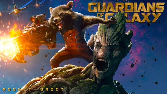 Rocket Raccoon and Groot  from Guardians of the Galaxy