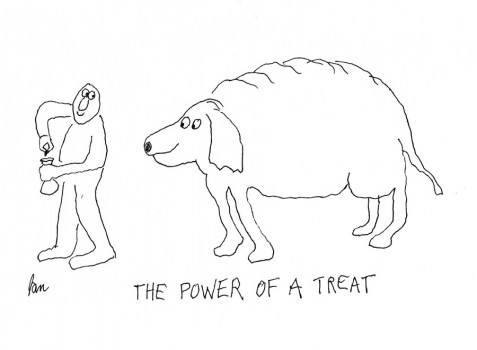 Treat Power Cartoon By Dan Rattiner