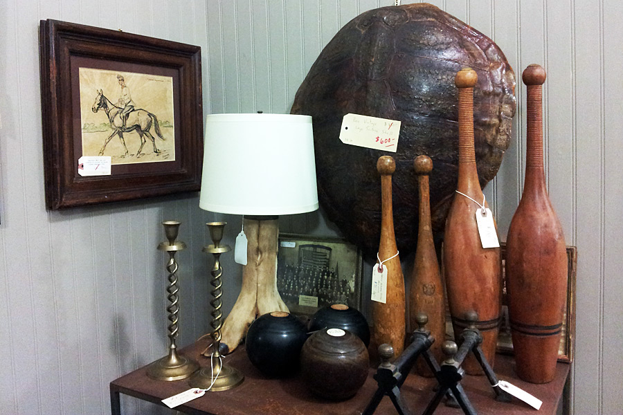 Assorted treasures at the Southampton Antiques Center