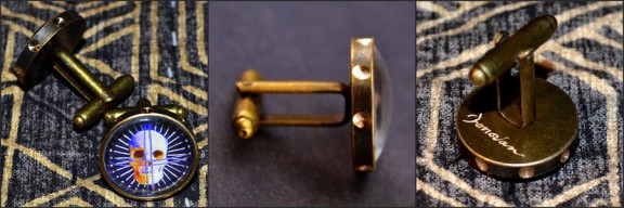 Art Donovan Steampunk Craniometer Cufflinks