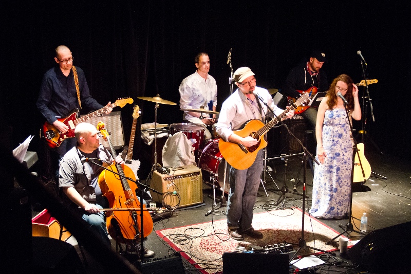 Robert Bruey performs at his CD release concert in April 2014 at Vail Leavitt Music Hall in Riverhead.