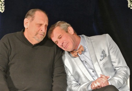 Daniel Becker, the father of the bride, and Tom Gregory, the wedding planner.