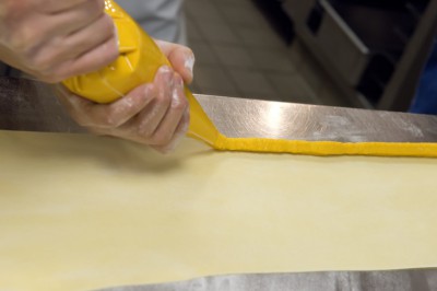 making squash ravioli