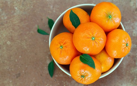 A bowl of oranges starts the day right!