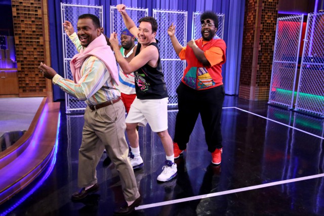 Alfonso Ribeiro, Tariq Trotter, Jimmy Fallon and Ahmir-Khalib Thompson
