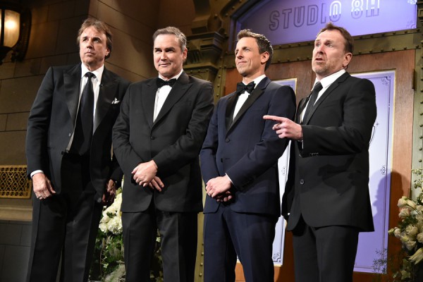Kevin Nealon, Norm Macdonald, Seth Meyers, Colin Quinn