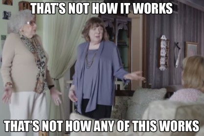 that's not how it works none of this is how it works