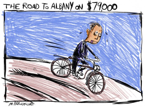 Sheldon Silver Cartoon By Mickey Paraskevas